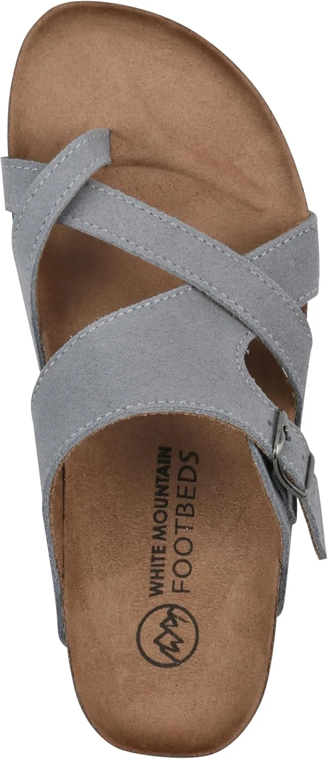 WHITE MOUNTAIN Women's Graph Flat Sandal