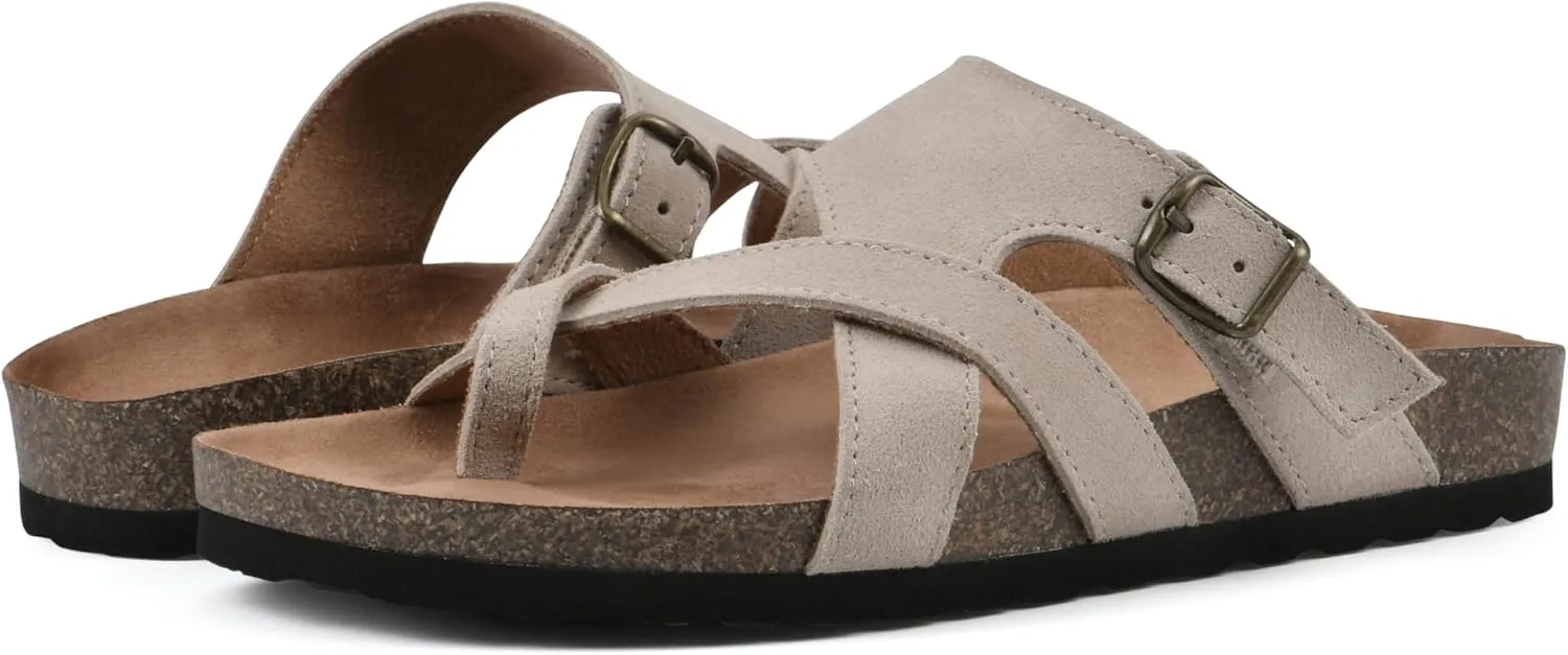WHITE MOUNTAIN Women's Graph Flat Sandal