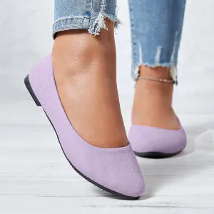 Women Flat Shoes Slip On Comfortable Walking Ballerina Shoes Cute Ballet Flats Ladies Portable Pumps Low Wedge Loafers