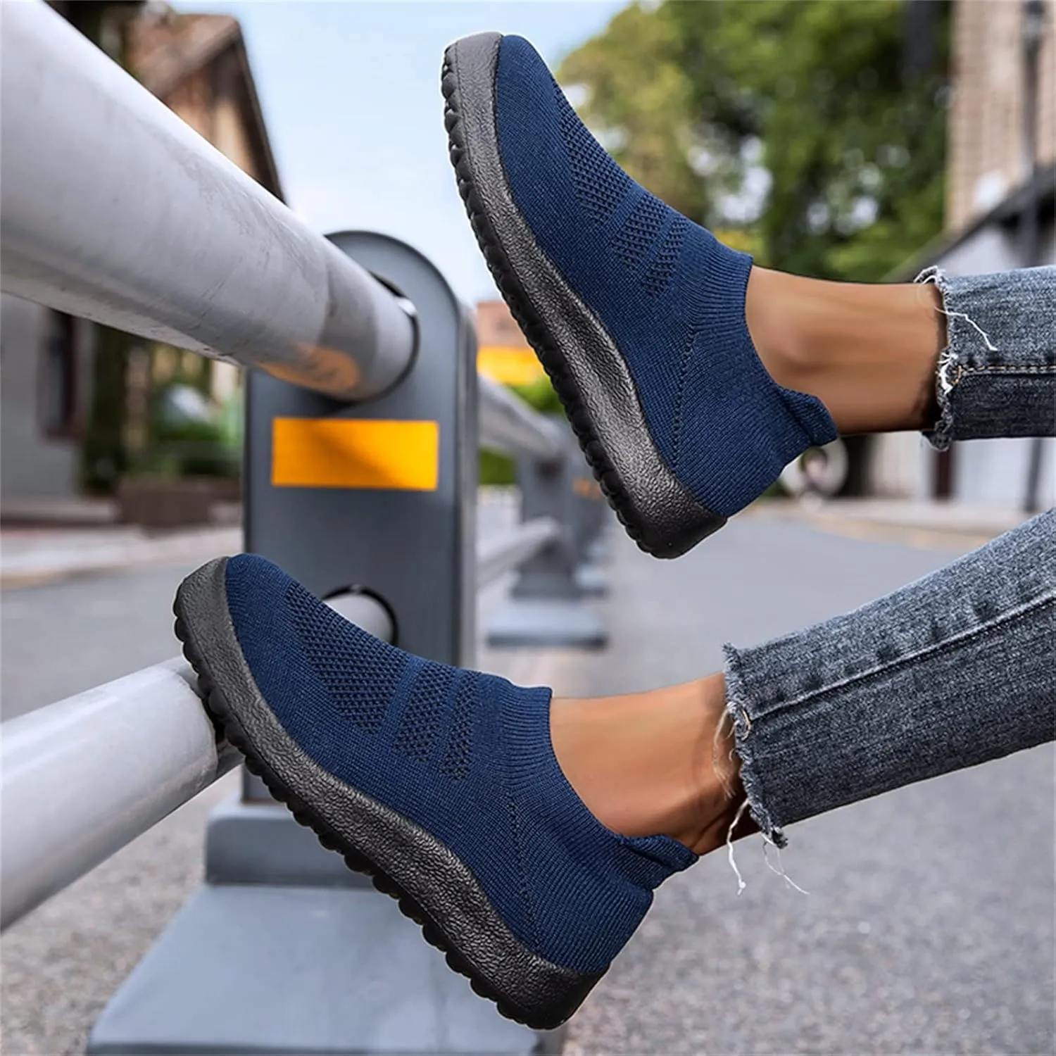 Women Sneakers Black and White Women's Slip On Shoes Size 10 Wide Width Womens Hiking Shoes with Arch Support Trendy Wedge Sneakers for Women 2023 Slip On Sneakers Woman