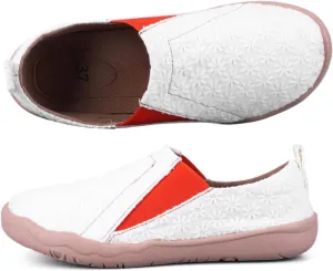Women's Art Painted Casual Loafers, Extra Wide Slip-on Diabetic Shoes for Women, Comfortable Canvas Arch Support Walking Shoes
