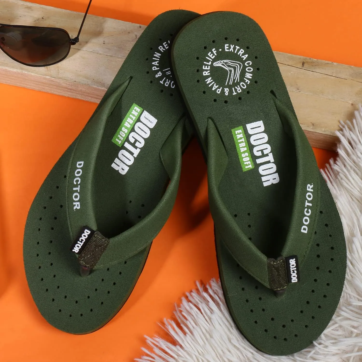 Women's Care Orthopaedic Diabetic Comfortable MCR Flip-Flop Slippers D-16