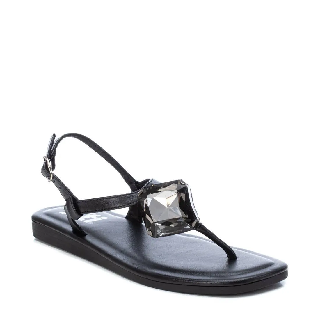 Women's Flat Sandals By XTI_45577_Black