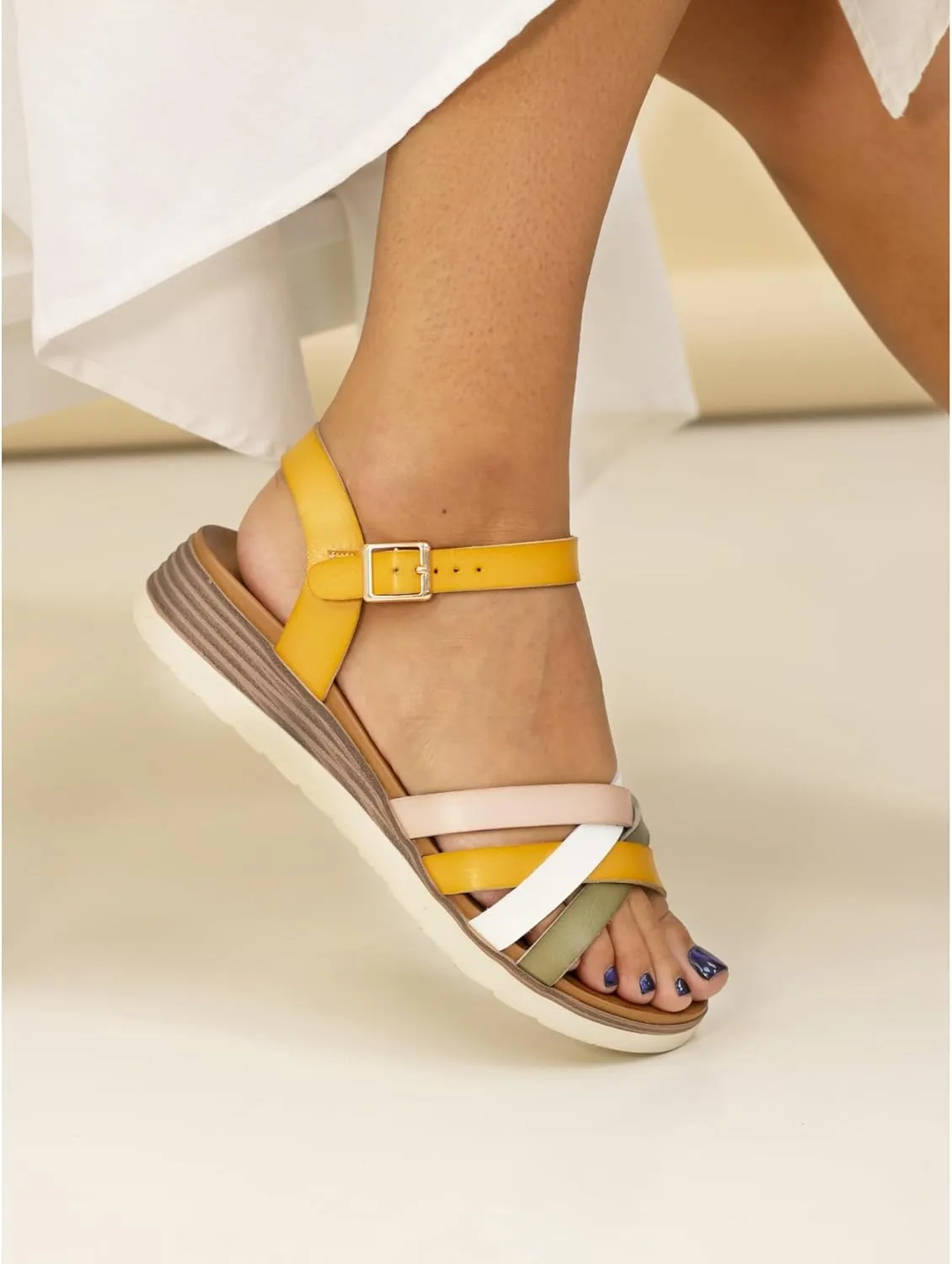 Women's Karla Mustard Sandals