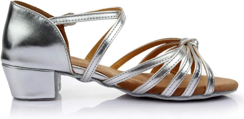 Women's Latin Dance Shoes Satin Professional Ballroom Salsa Practice Shoe Wedding Performance Dancing Prom Party Shoes