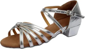 Women's Latin Dance Shoes Satin Professional Ballroom Salsa Practice Shoe Wedding Performance Dancing Prom Party Shoes