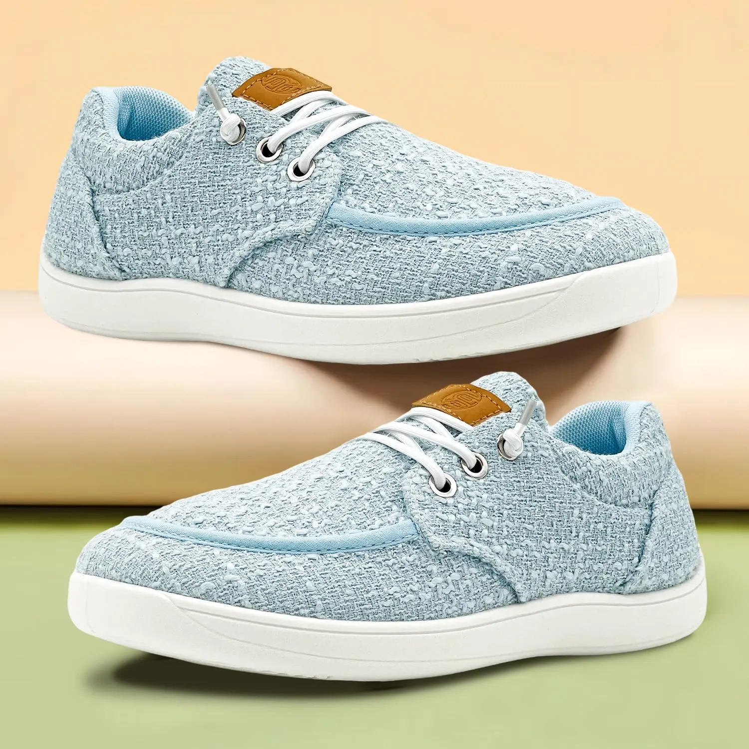 Women's Loafers Slip Ons Shoes Casual Comfortable & Lightweight Canvas Loafers Flats Walking Sneakers, Loafers Size 5.5-Size 12