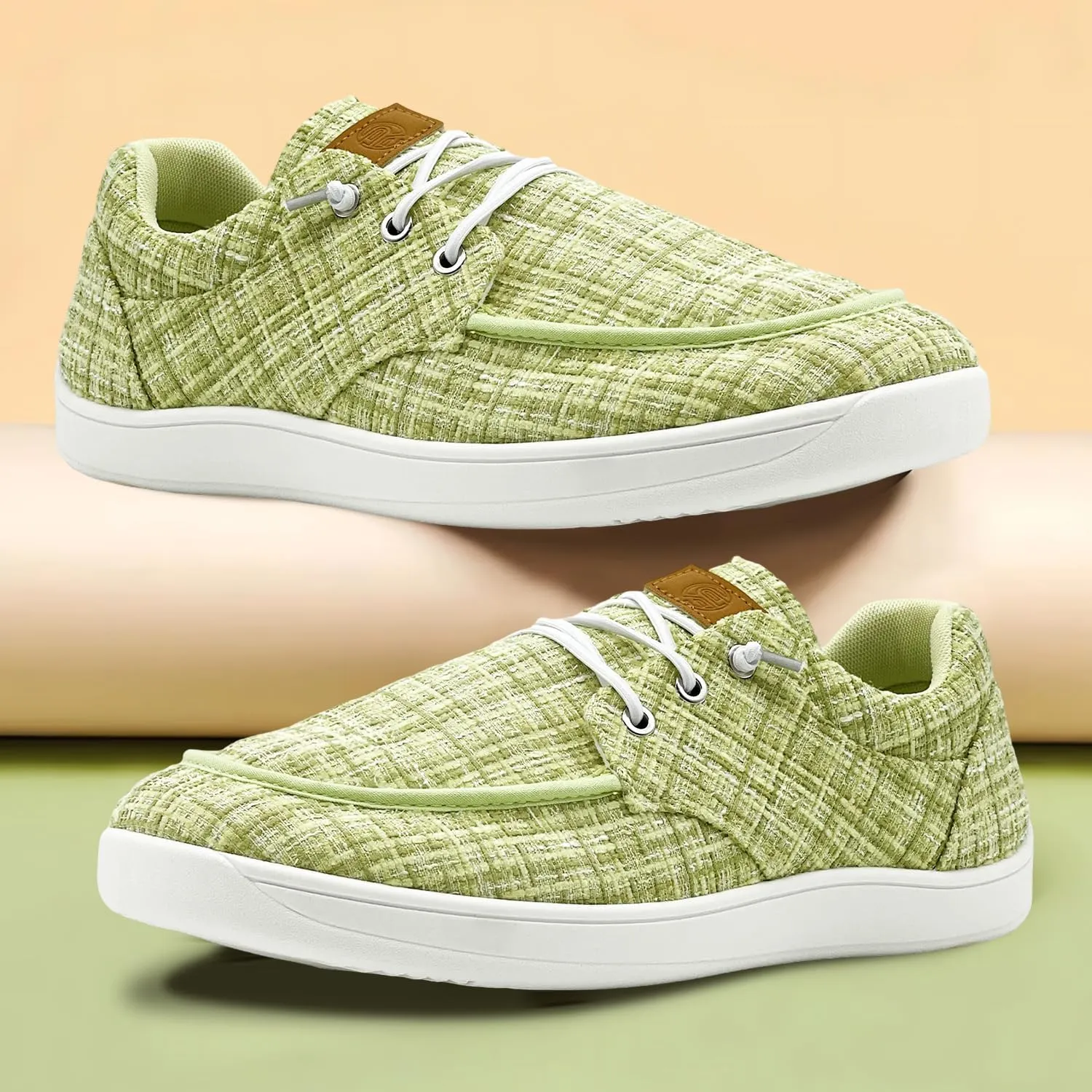 Women's Loafers Slip Ons Shoes Casual Comfortable & Lightweight Canvas Loafers Flats Walking Sneakers, Loafers Size 5.5-Size 12