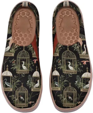 Women's Low Top Casual Loafers Slip Ons Canvas Lightweight Flats Sneakers Comfortable Old Style Walking Shoes