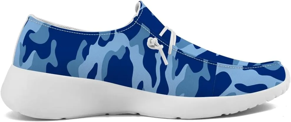 Women's Men's Loafers Slip-on Shoes Camouflage Shoes Gifts for Women Men