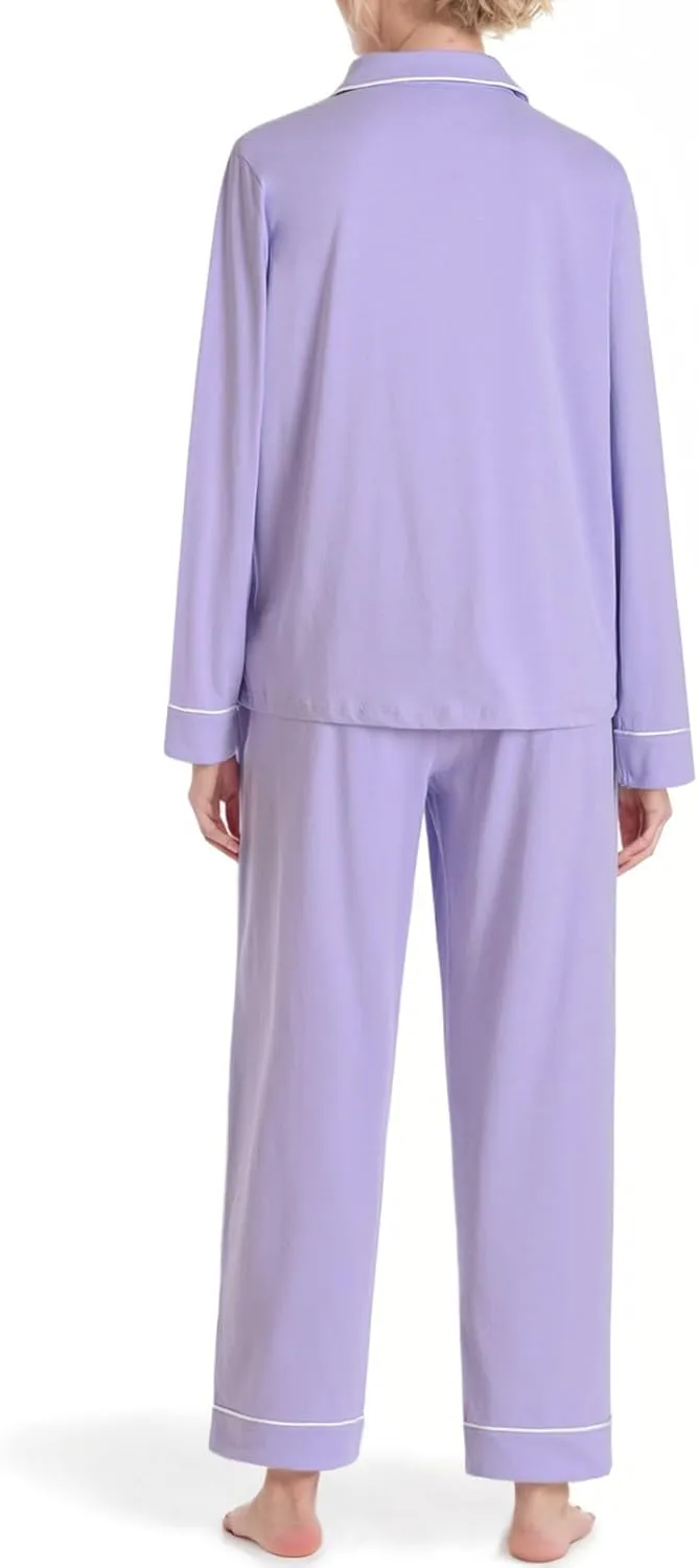 Women's Petite Cotton Pajama Set Petite Length Pjs