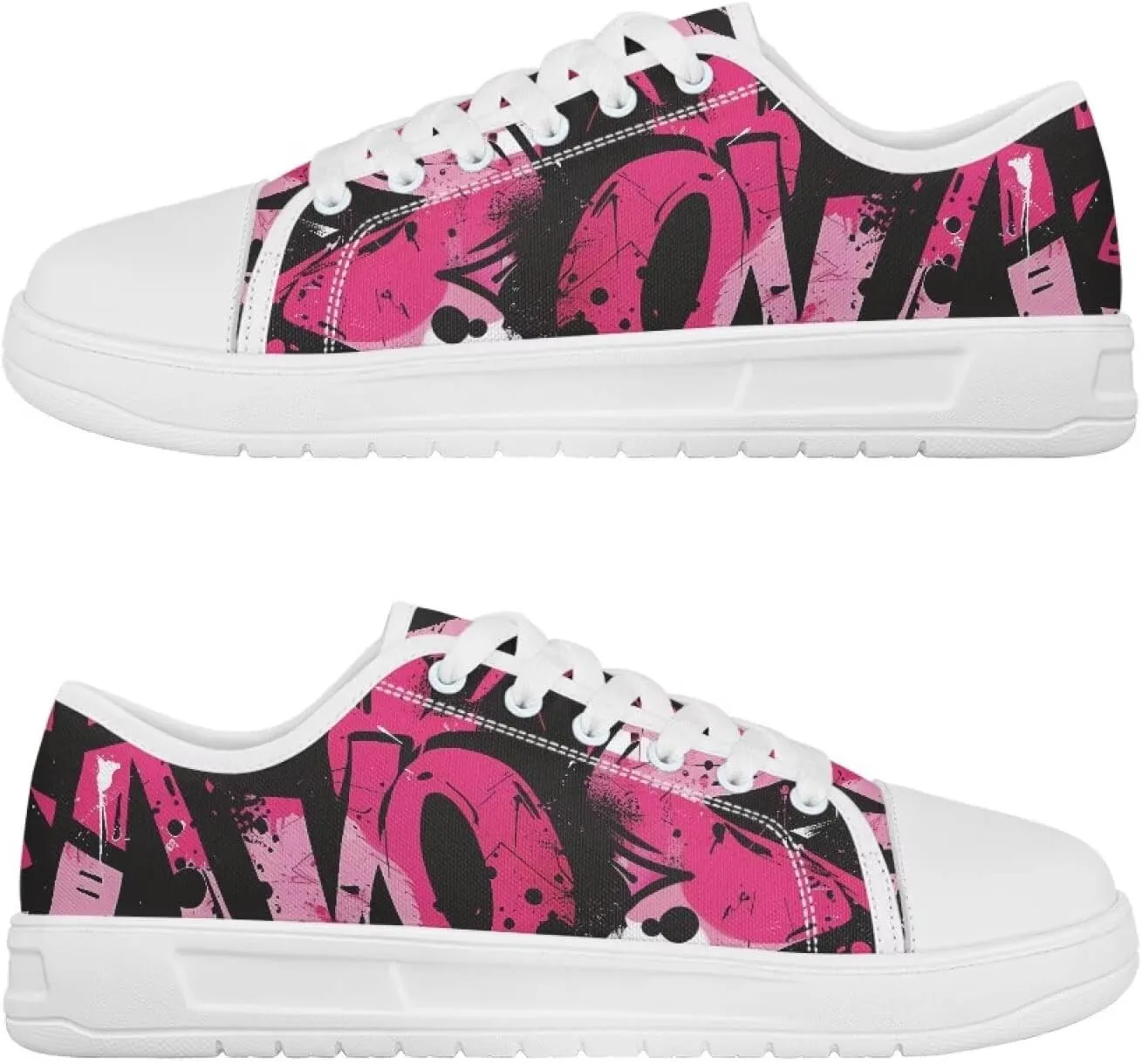 Women’s Slip on Canvas Shoes Classic Arch Support Sneakers Loafers Shoes Casual Fashion Low-Top Slip Ons US 5.5-13.5