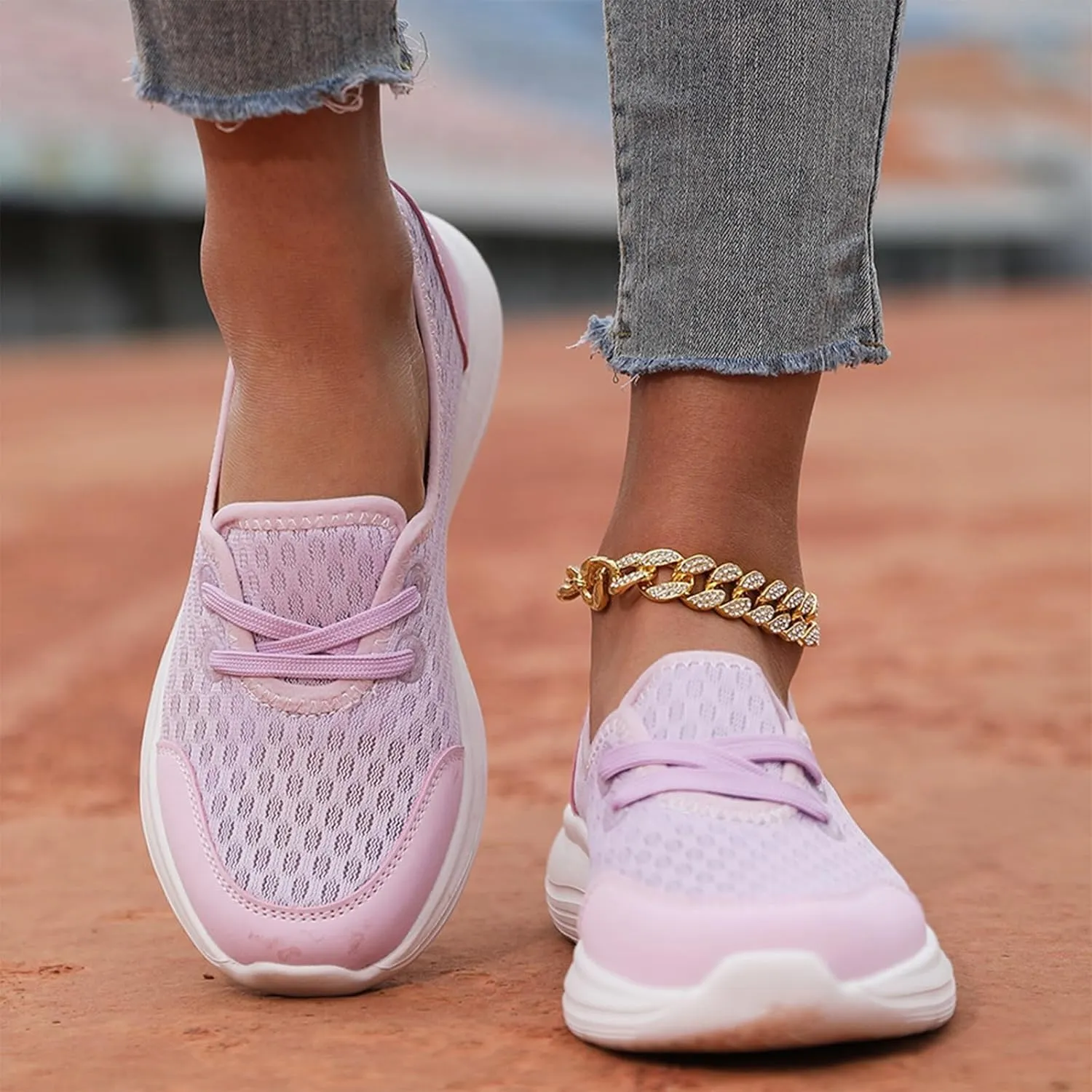 Women's Soft Sole Mesh Comfort Orthopedic Shoes, Walking Shoes Women Comfort, Comfortable Walking Shoes Arch Support