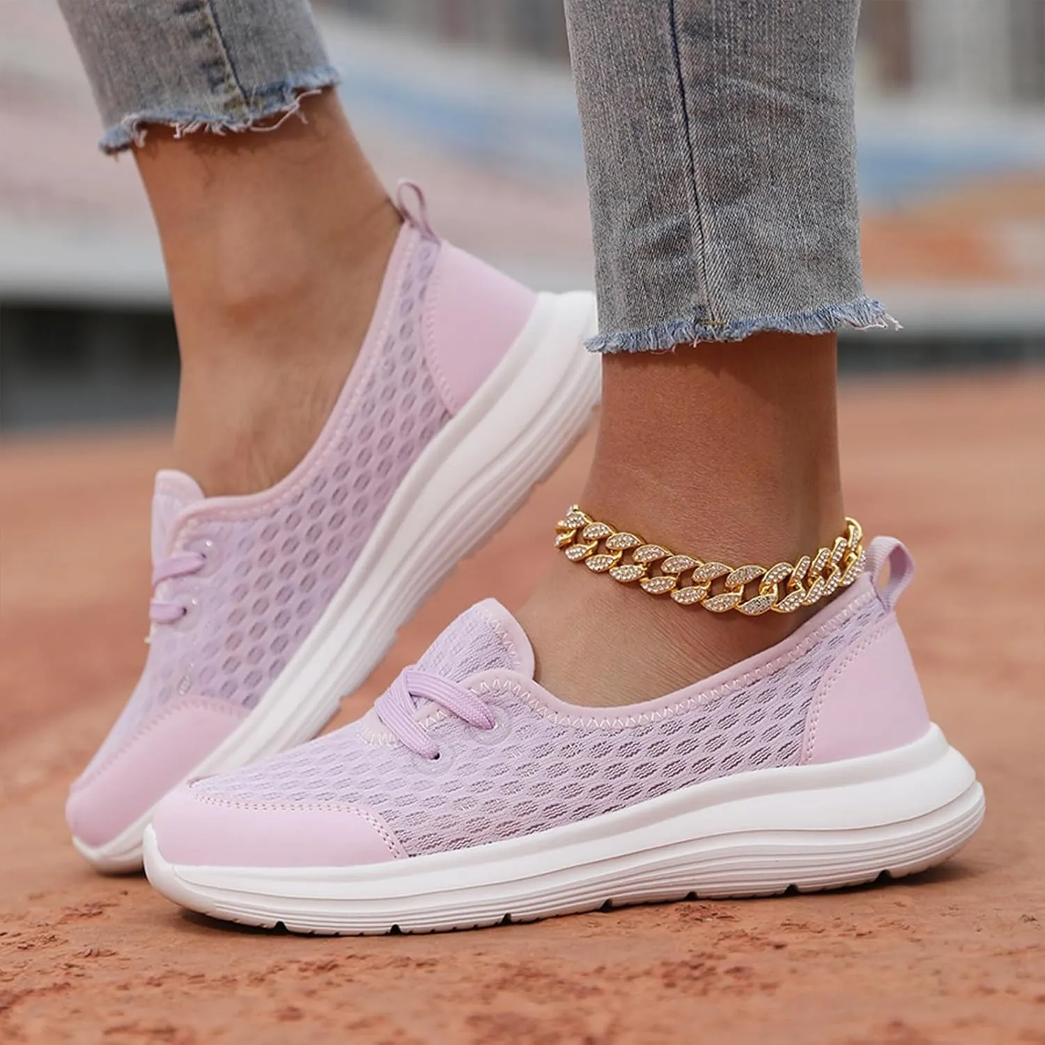 Women's Soft Sole Mesh Comfort Orthopedic Shoes, Walking Shoes Women Comfort, Comfortable Walking Shoes Arch Support