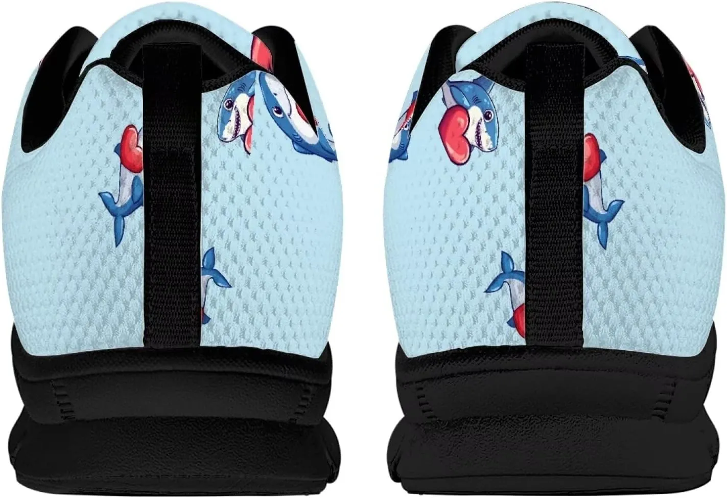 Women's Supportive Running Workout Shoes Low Top Casual Shoes Breathable Outdoor Travel Shoes for Wslking Size 5-12 Black Sole