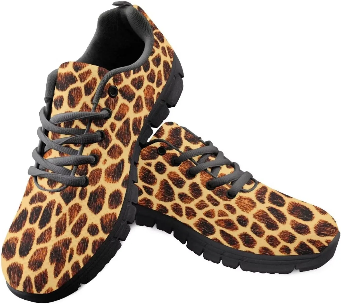 Women's Supportive Running Workout Shoes Low Top Casual Shoes Breathable Outdoor Travel Shoes for Wslking Size 5-12 Black Sole