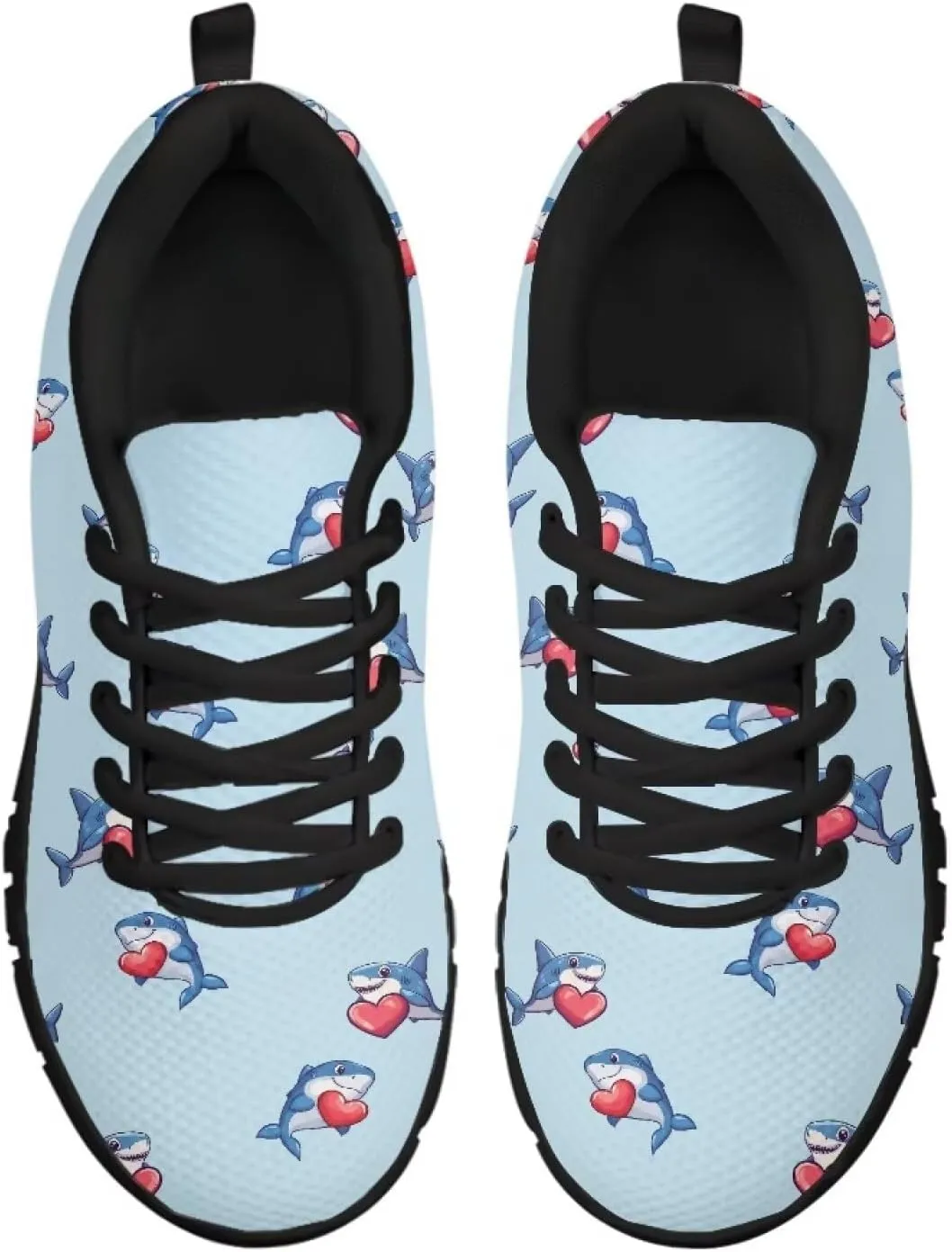 Women's Supportive Running Workout Shoes Low Top Casual Shoes Breathable Outdoor Travel Shoes for Wslking Size 5-12 Black Sole
