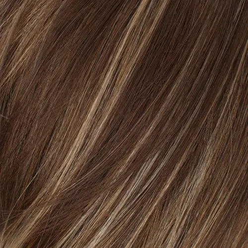 Womens Synthetic Hairpiece ''Swirly''-Caramel Kiss: 8 w/chunky gold & red hi-lights