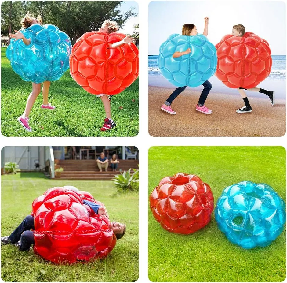 XBEN 36" Inflatable Bumper Balls 2-Pack - Tear-Resistant PVC Human Hamster Ball for Kids/Adults (Height: 29.5 inch,), Giant Zorb Ball for Backyard,Outdoor Team Games/Camping