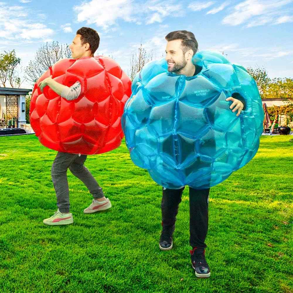 XBEN 36" Inflatable Bumper Balls 2-Pack - Tear-Resistant PVC Human Hamster Ball for Kids/Adults (Height: 29.5 inch,), Giant Zorb Ball for Backyard,Outdoor Team Games/Camping