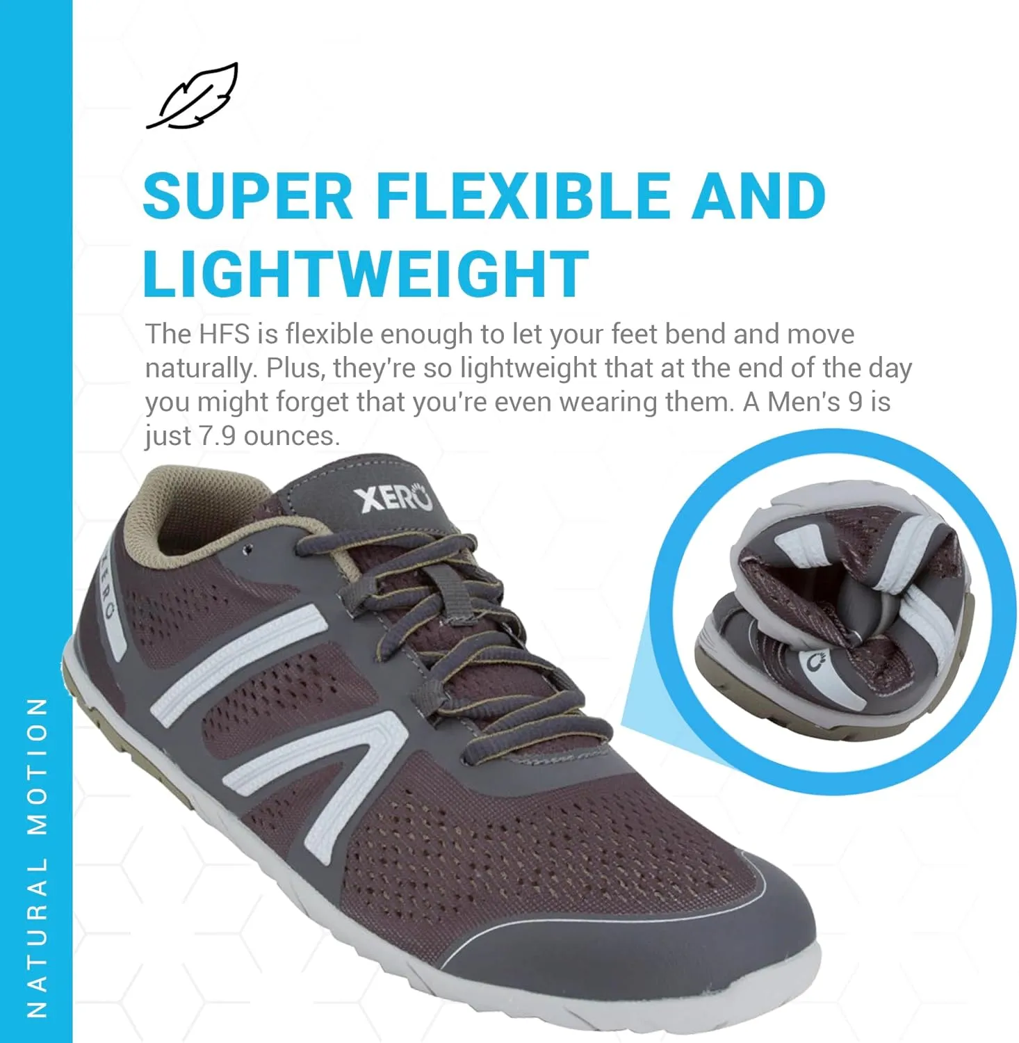 Xero Shoes Men's HFS Original Barefoot Running Shoes