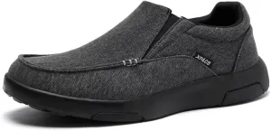 XPACS Men's Orthopedic Comfy Slippers, Stylish Arch Support Casual Shoes for Plantar Fasciitis Recovery, Non Slip Canvas Shoes for Heel and Foot Pain Relief