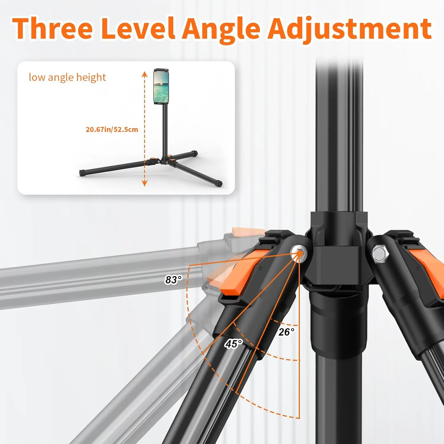 XXZU 72in Tablet Floor Stand Tripod,Tablet Stand Floor with 360° Ball Head,Height Adjustable Floor Stand Holder for Bed with Case,for Phone/Music/Mic/Stream/Recording and All 4.7-13” Devices