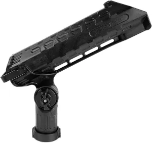 YakAttack AR Tube Rod Holder with LockNLoad Track Mount | Spinning & Casting Rod Compatible | Marine Grade Polymer | Fishing Kayak Track Mount Accessories | Made in The USA