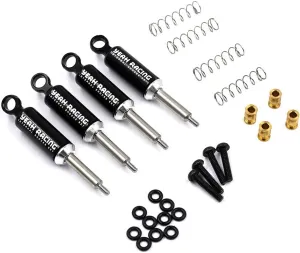 Yeah Racing KYMX-012BK Alum Internal Shocks Set Black : Kyosho Mini-Z 4x4 MX-01