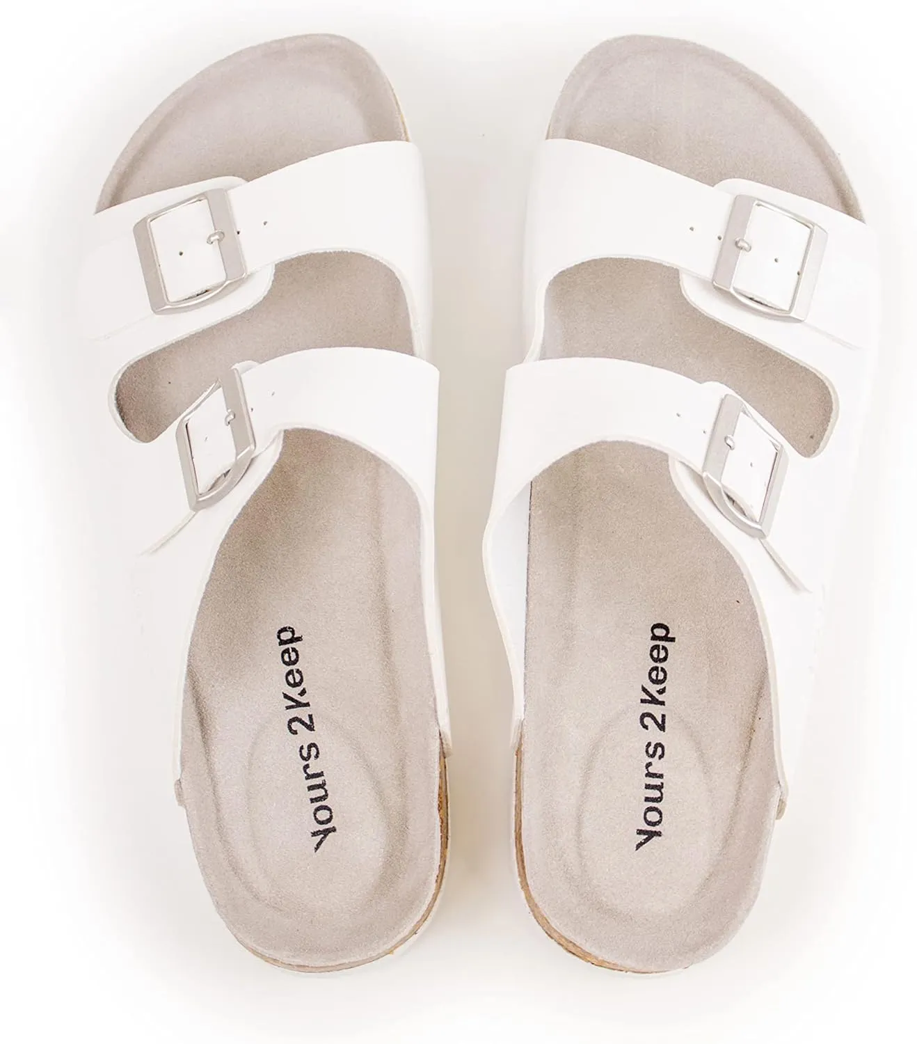 Yours 2 Keep Unisex Havana Sandal - Cork Footbed with 2 Adjustable Straps